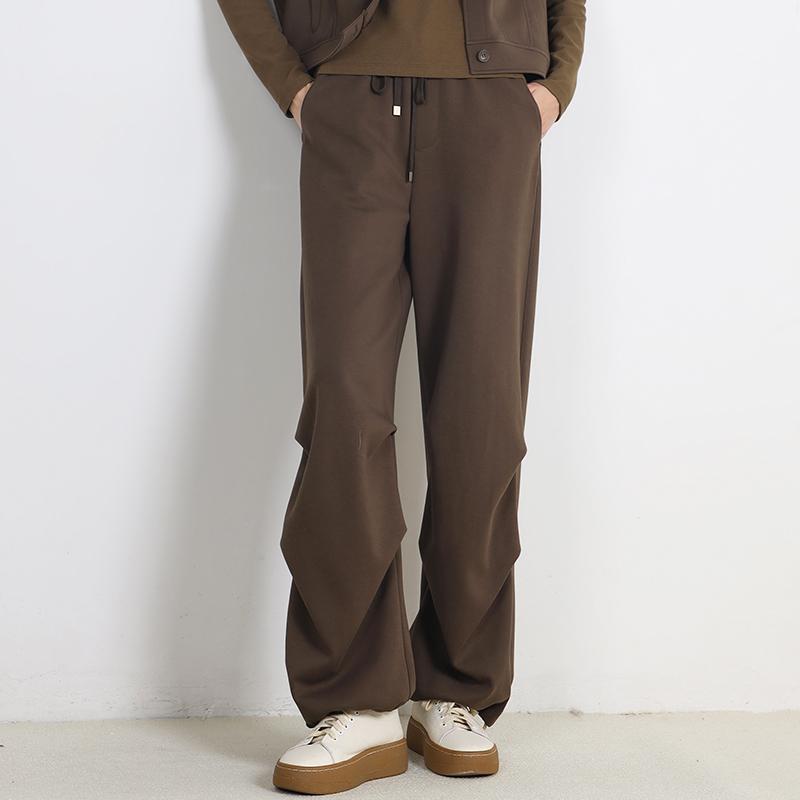 janeexpress高腰设计感降落伞裤