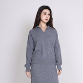 express 简表达25年冬季 新款 Jane 简约休闲百搭针织毛衫 DMS53013