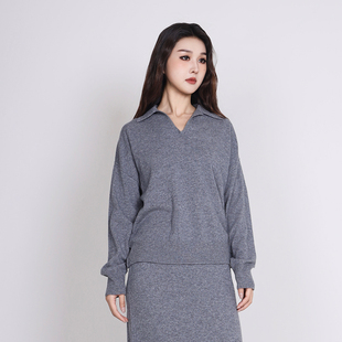 简约休闲百搭针织毛衫 Jane 新款 简表达25年冬季 DMS53013 express