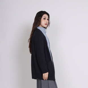 百搭开衫 Jane 毛织开衫 简表达25冬新品 外套休闲DMS53012 express