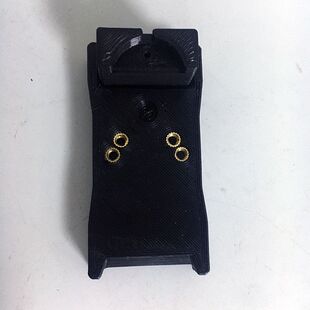 悍迪TEC9配件RMR导轨转接底板14逆牙火帽弹匣并联器上导轨消音改