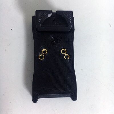 悍迪TEC9配件RMR导轨转接底板14逆牙火帽弹匣并联器上导轨消音改