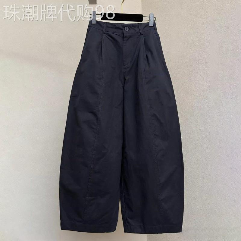 潮牌弯刀裤女2026夏季新款大尺码胖MM显瘦今年流行九分休闲宽裤子