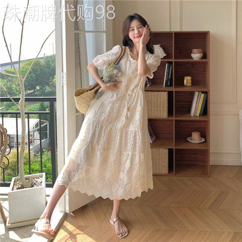 法式设计感森系洋装女夏2026新款蕾丝超好看小个子裙子仙女超仙