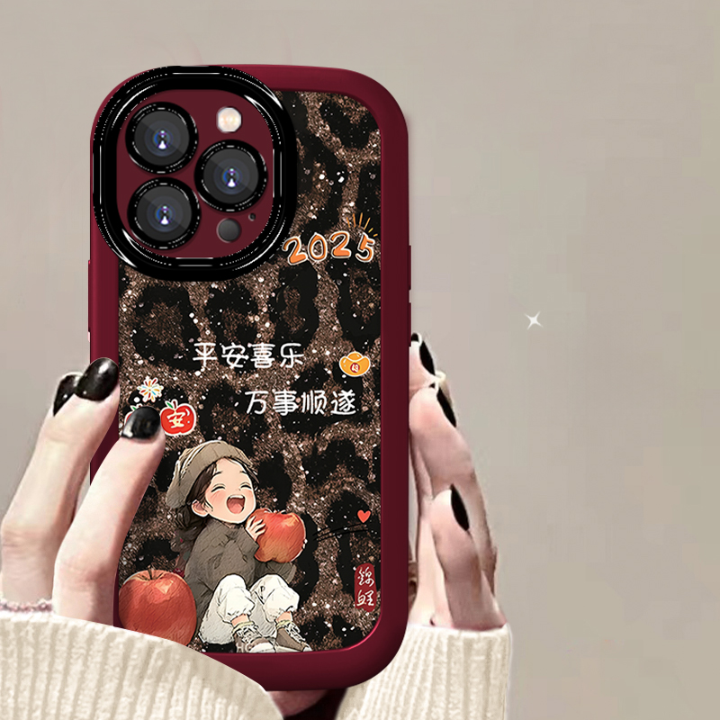2025蛇年新年款手机壳红壳