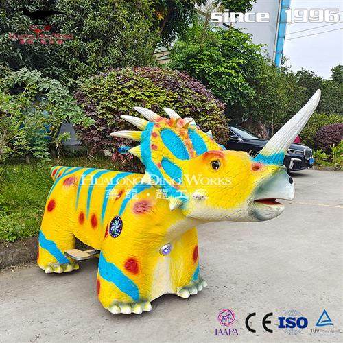 圣诞节商场广场亲子坐骑仿真恐龙电动跑跑车玩具三角龙模型小车.,玩具/童车/益智/积木/模型,电动/遥控动物/人物,淘宝优惠券,粉丝福利购,淘宝优惠卷