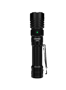 赛思铠手电CYANSKY S7R 1400流明15W手电筒迷你便携聚光远射充电