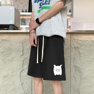 DD3680P28男夏短裤韩版潮流ins港风宽松短裤潮牌运动休闲五分裤图片