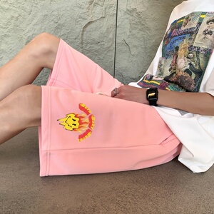 DD3679P28宽松短裤潮牌运动休闲五分裤男夏短裤韩版潮流ins港风图片
