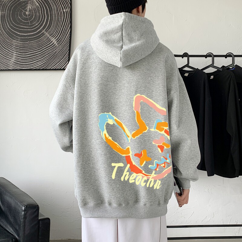 L6184P50春秋新款2023新品连帽卫衣50棉高货男士落肩宽松卫衣,男装卫衣,星座510A-6