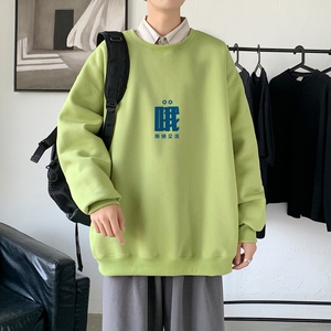 Y2482P38春秋季新款圆领卫衣男宽松套头衫港风休闲外套ins潮图片
