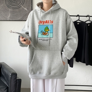 L2489P48秋季上新休闲连帽百搭韩潮外套卫衣男情侣装连帽卫衣图片
