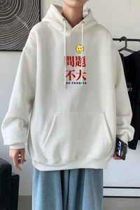 L2300P48秋冬新款卫衣男装宽松港风日系外套连帽衣服宽松卫衣图片