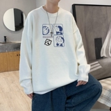 MD2693P55男生秋季宽松毛衣外套男士潮流休闲针织衫圆领毛衣上衣，男装针织衫/毛衣，星座510A-6
