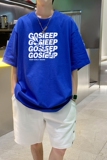 T3341P25港风落肩纯棉男T短袖潮趣印花T恤春夏新款2022男宽松T恤，男装T恤，星座510A-6