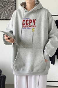 L2427P48秋卫衣2021秋新款港风ins连帽套头印花卫衣外套学生男女图片