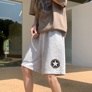 DD3684P28五分裤男夏短裤韩版潮流ins港风宽松短裤潮牌运动休闲图片