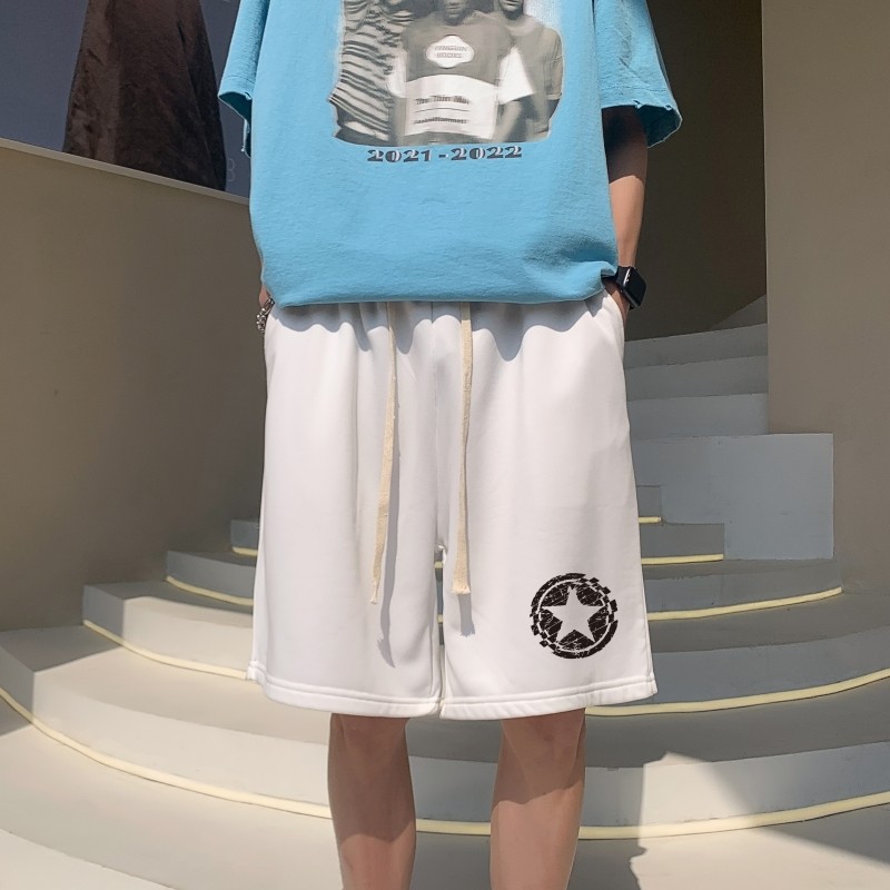 DD3684P28韩版潮流ins港风宽松短裤潮牌运动休闲五分裤男夏短裤图片