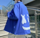 JK5230P95港风宽松夹克流行长袖外套流行男装休闲印花连帽夹克，男装夹克，星座510A-6