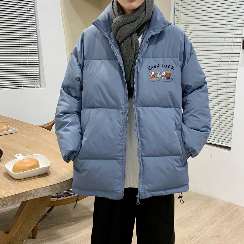 MY5562P85冬季新款立领宽松棉服外套男保暖加厚休闲百搭原宿风棉,男装棉衣,星座510A-6