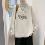 MG5542P65美式复古高领毛衣男春秋季宽松长袖上衣服欧美高街，男装针织衫/毛衣，星座510A-6