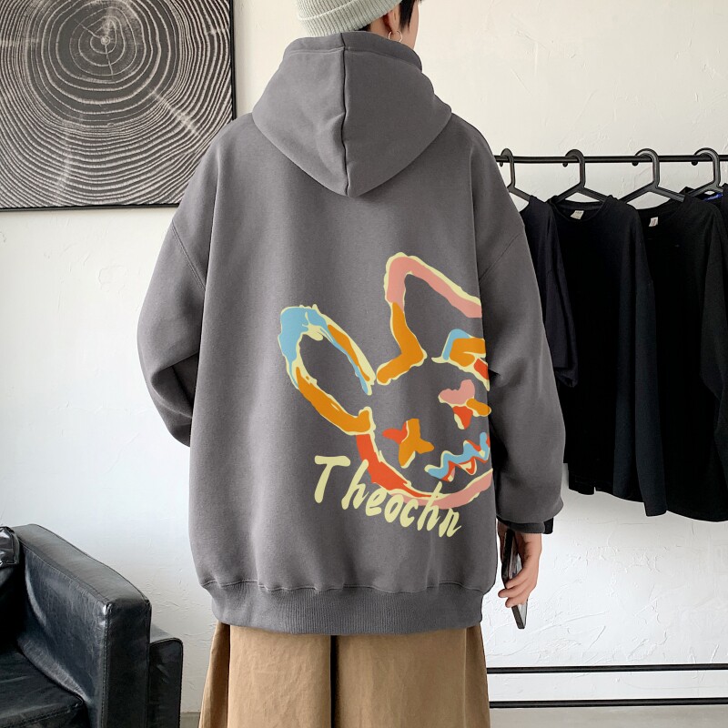 L6184P50春秋新款2023新品连帽卫衣50棉高货男士落肩宽松卫衣,男装卫衣,星座510A-6