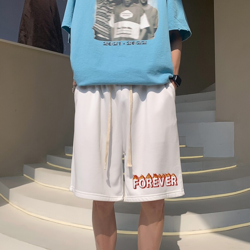 DD3677P28韩版潮流ins港风宽松短裤潮牌运动休闲五分裤男夏短裤图片