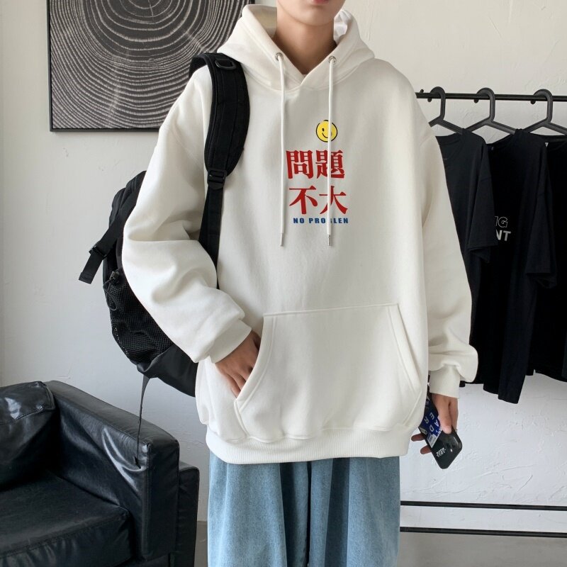 L2300P48秋装2023新款潮趣印花学生潮流男女情侣连帽卫衣,男装卫衣,星座510A-6