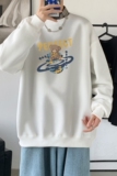 Y2480P38秋季男士bf宽松卫衣港风卫衣新款圆领韩版潮流衣服，男装卫衣，星座510A-6