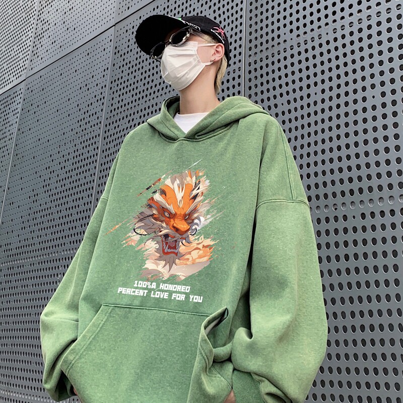 LF7342P68秋冬款直播品质棉卫衣2023水洗连帽卫衣男士落肩款,男装卫衣,星座510A-6