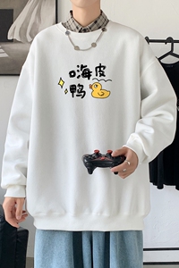 Y2490P38秋卫衣2021秋冬男圆领韩版ins港风休闲上衣嘻哈运动外套,嘻哈搭配外套图片