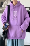 L2407P48港风情侣卫衣男连帽外套2021秋冬新款大码潮男连帽卫衣，男装卫衣，星座510A-6