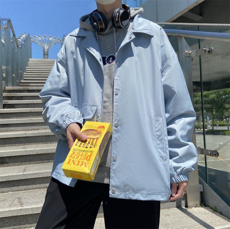 JK5228P80港风宽松夹克流行长袖外套流行男装休闲印花连帽夹克,男装夹克,星座510A-6