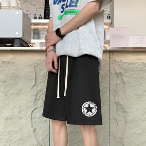 DD3684P28男夏短裤韩版潮流ins港风宽松短裤潮牌运动休闲五分裤图片