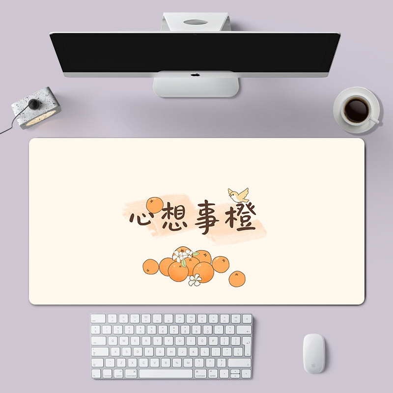 电脑桌垫办公笔记本键盘书桌垫子鼠标垫超大号防水防油防滑保护垫