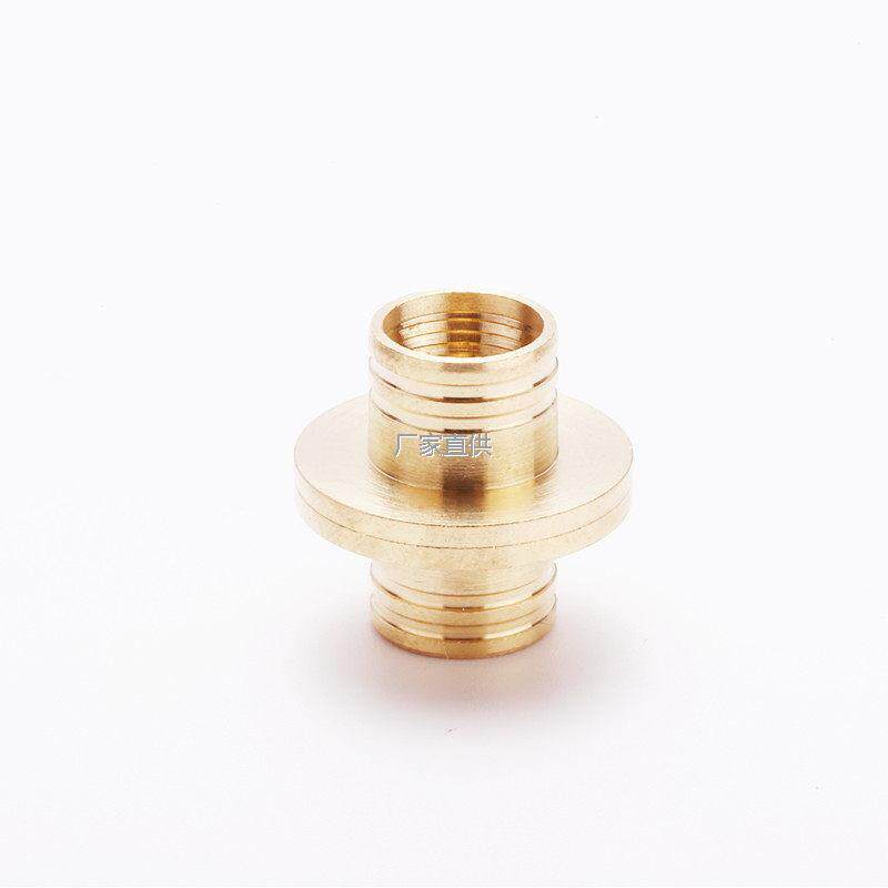 黄花l梨烟嘴过滤铜头 活性碳中接头12-25MM 烟斗接节 黄铜烟嘴配,