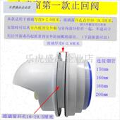 抽油烟机玻璃出风口排风口排烟管公共I烟道止回阀厨房玻璃挖孔烟.