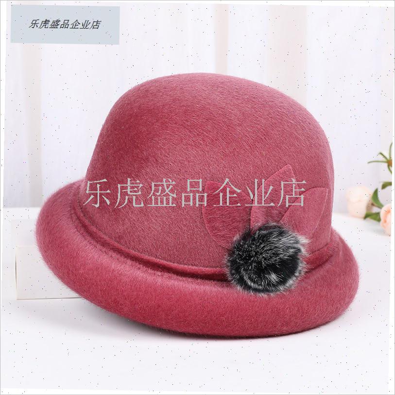 中老年人帽子女秋冬天加绒加厚保暖F奶奶棉帽冬季妈妈时尚卷边盆.
