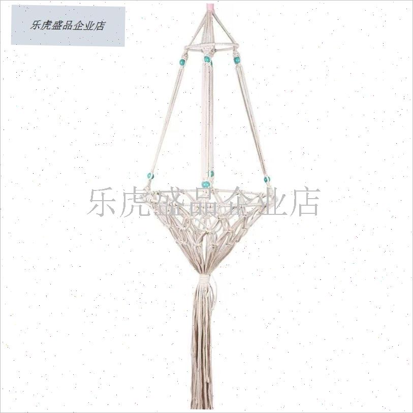 猫咪宠物吊床悬挂秋千吊篮手工编织网兜棉花娃娃U摇篮收纳可爱风.