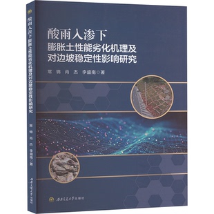 酸雨入渗下膨胀土能劣化机理及对边坡稳定影响研究常锦,肖杰,李盛南 著9787564397623书籍\/杂志\/报纸//教材/教辅//教材/大学教材