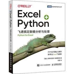 Excel+Python 飞速搞定数据分析与处理(瑞士)费利克斯·朱姆斯坦 著 冯黎 译9787115586766