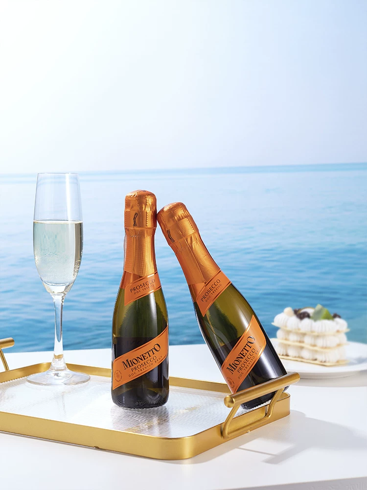 Итальянская оригинальная бутылка импортированного вина Mionetto Prosecco Menidoprosek начинается с 200 мл вина