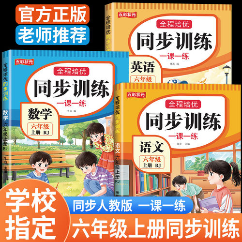 六年级上下册同步练习册人教版