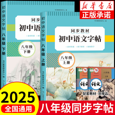 八年级上下册语文同步字帖人教版