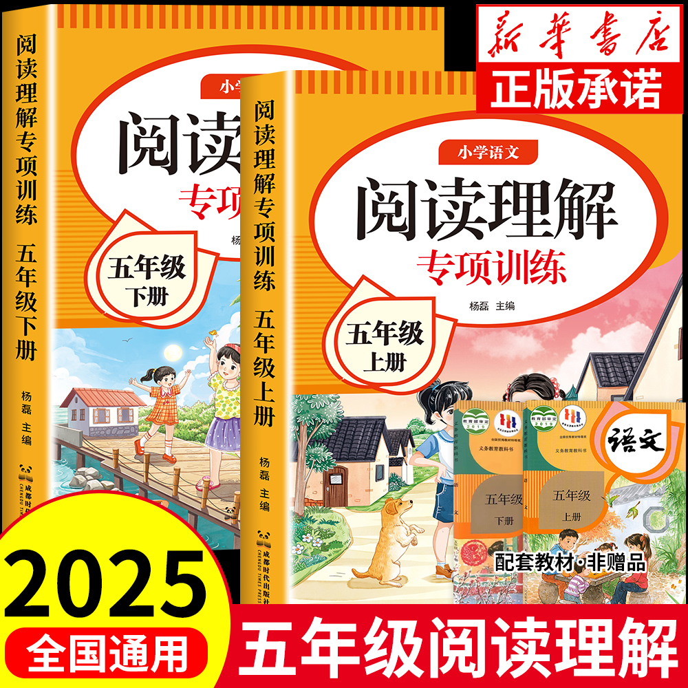 五年级阅读理解专项训练书人教版