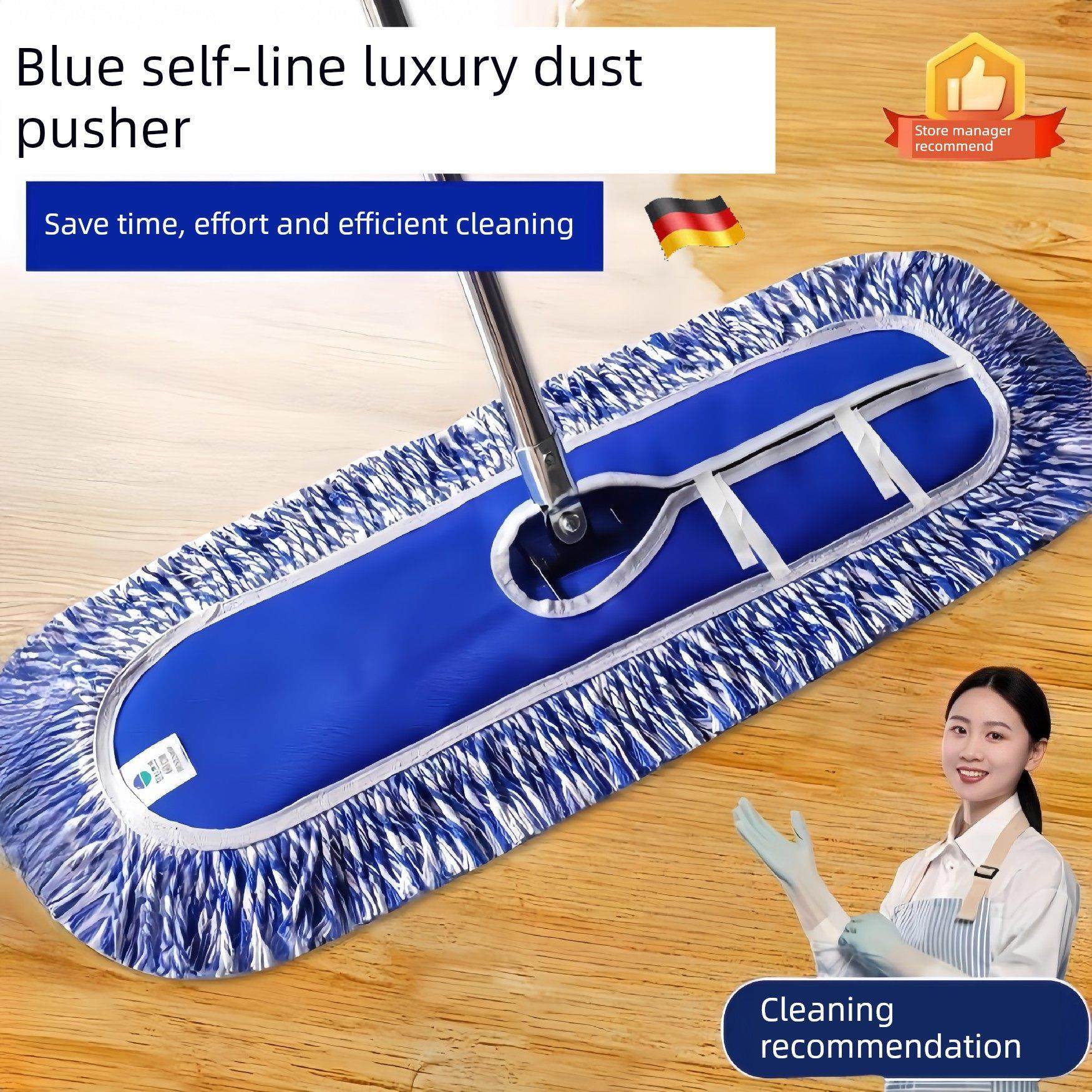 2025新款拖把专用商用大排拖酒店保洁尘推加长杆拖地一拖净墩布拖