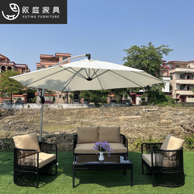 民宿庭院花园创意藤编沙发室外家具酒店客厅休闲简约单人椅子组合,住宅家具,户外沙发,淘宝优惠券,粉丝福利购,淘宝优惠卷