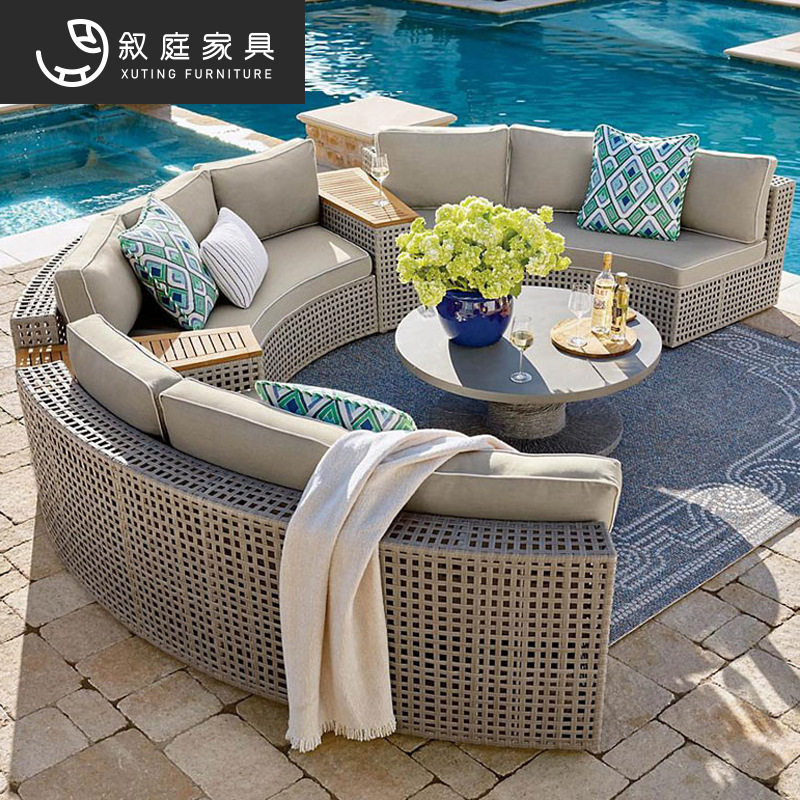 源头厂家户外编藤沙发茶几组合北欧藤艺室外沙发庭院阳台藤编家具,住宅家具,户外沙发,淘宝优惠券,粉丝福利购,淘宝优惠卷