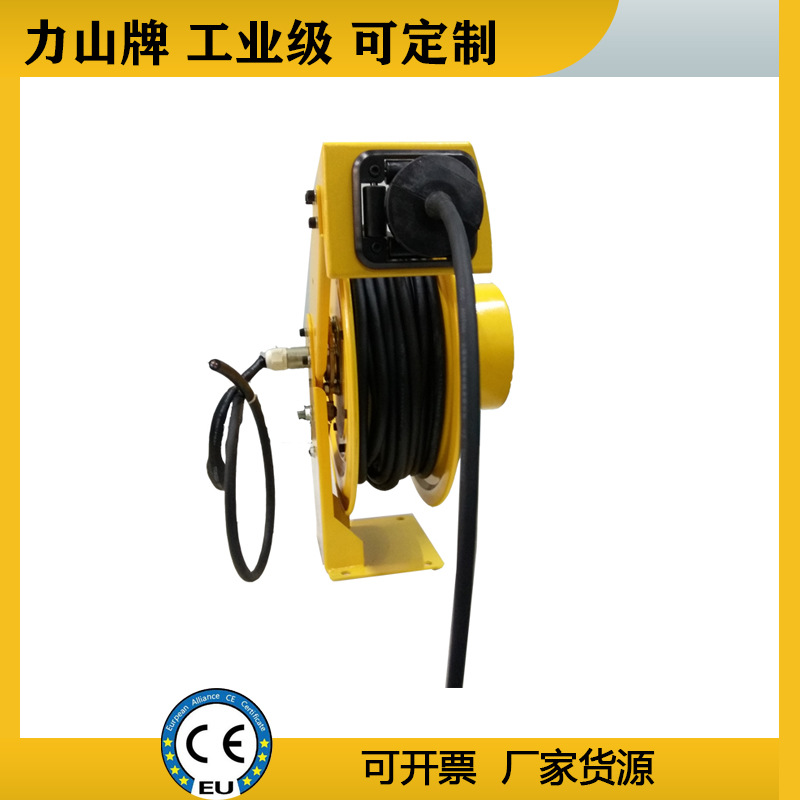 工业力矩电机式电缆卷轴机器人充电桩信号线移动车载线盘工业级