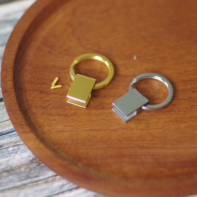 高端不锈钢钥匙扣挂件扣夹子钥匙圈挂件DIY配件多功能不掉色